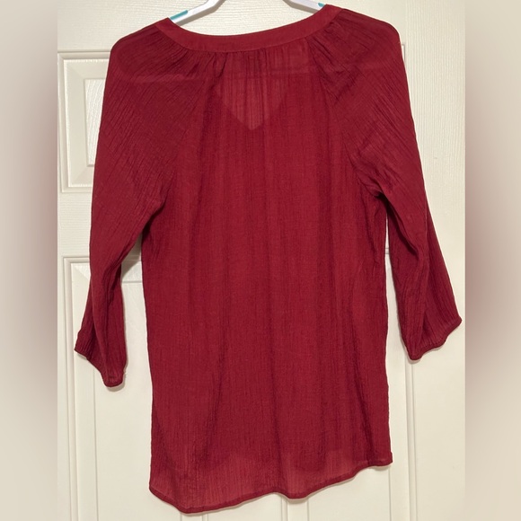 5 for $8-Lace Detail Blouse - Picture 4 of 4